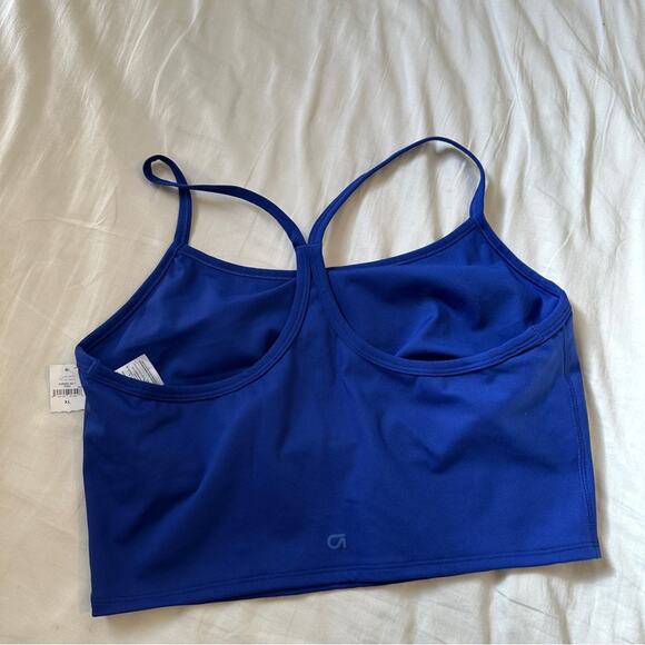 GAP Power Racerback Brami Sports Bra NEW XL Blue - Picture 4 of 8